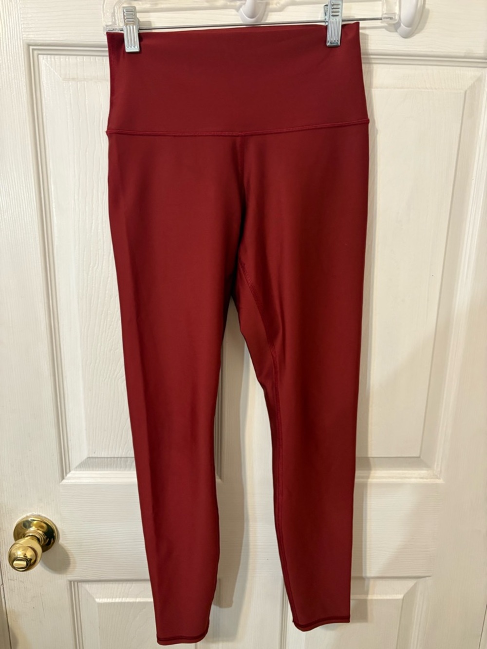 ALO Yoga High-Rise Burgundy Leggings